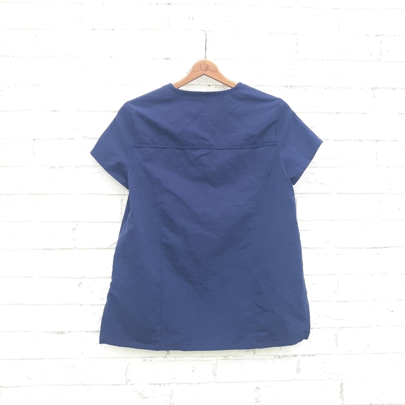 Figs Scrub Top Navy Womens size XSmall - Picture 5 of 6